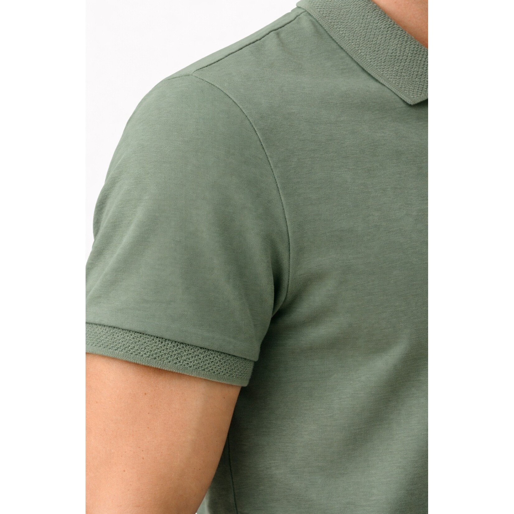 Mario Russo Mario Russo Lorenzo Zipped Polo Shirt - 100% Katoen