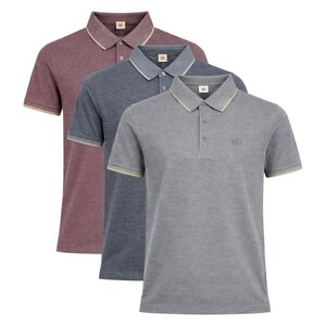 Mario Russo Mario Russo Alessio Polo Shirt voor Heren - Katoen met Knopen
