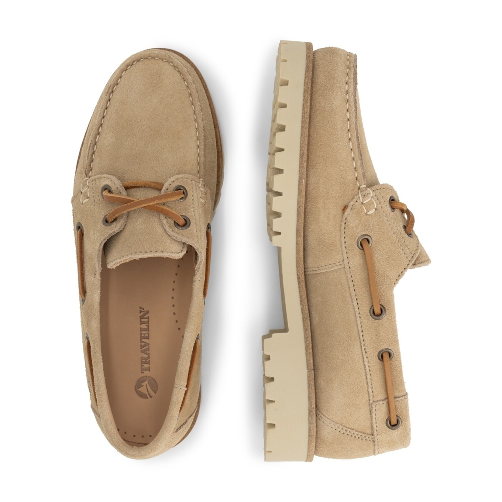 Travelin' Travelin’ Salla Bootschoenen voor Dames - 100% Leren Mocassins