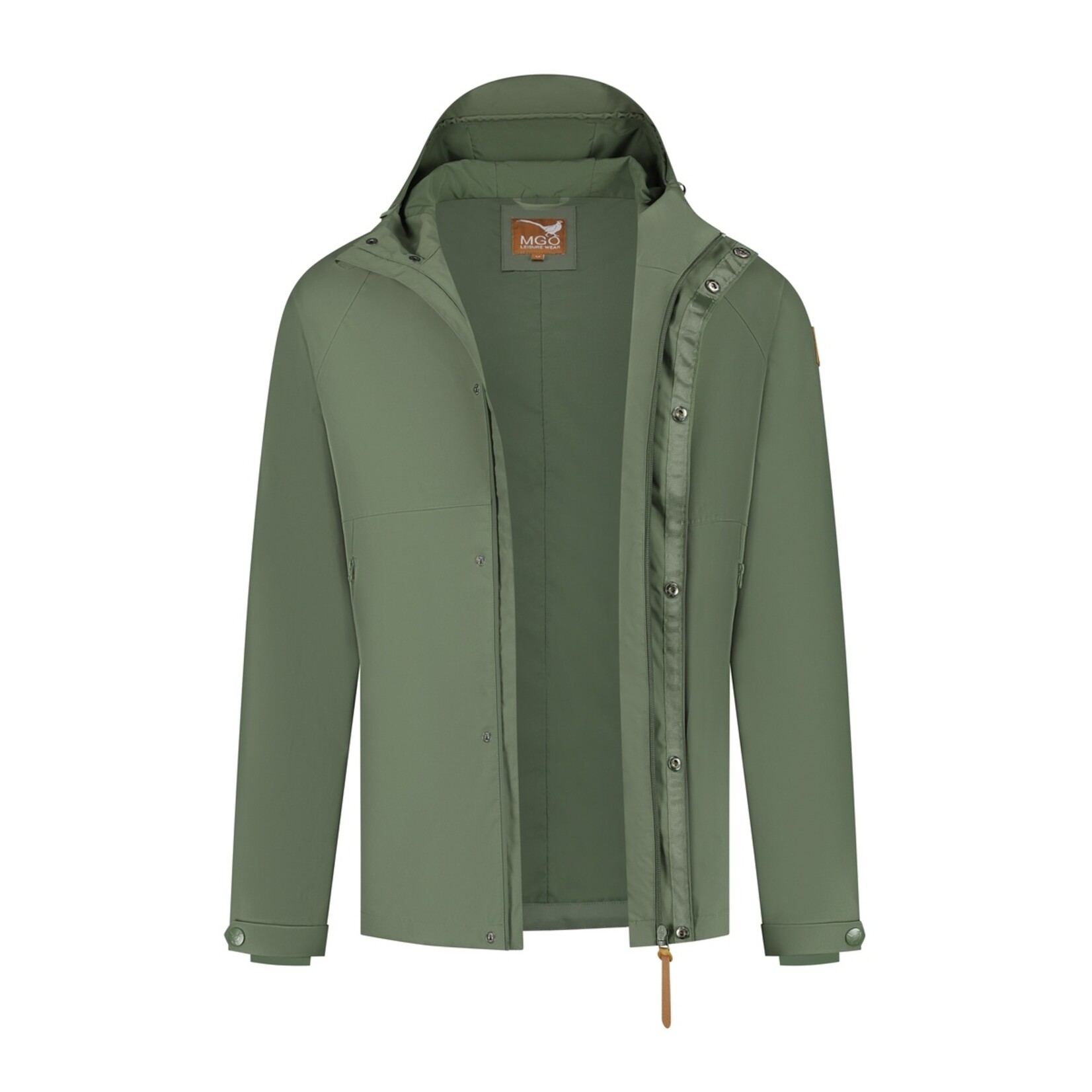 MGO Leisure Wear MGO Sid Tussenjas voor Heren - Hardshell Regenjas - Winddicht