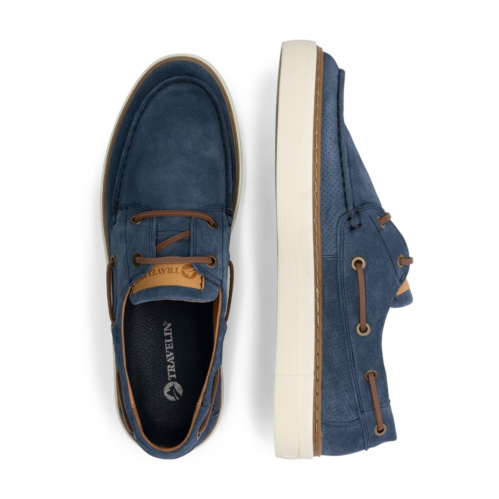 Travelin' Travelin’ Shipton Mocassin Sneakers voor Heren van Suède