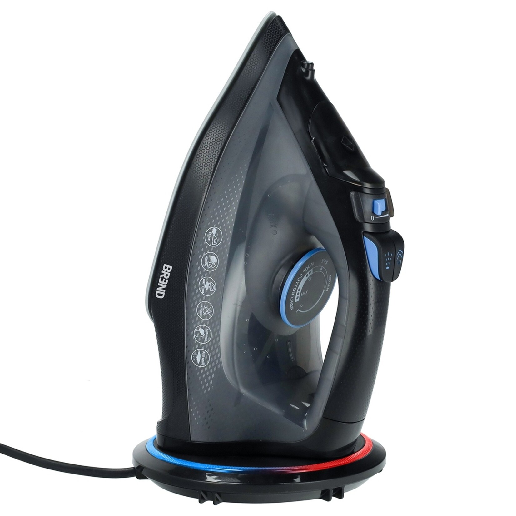 BREND BREND BR-2232 Draadloos Stoomstrijkijzer met Oplaadbasis – 200W