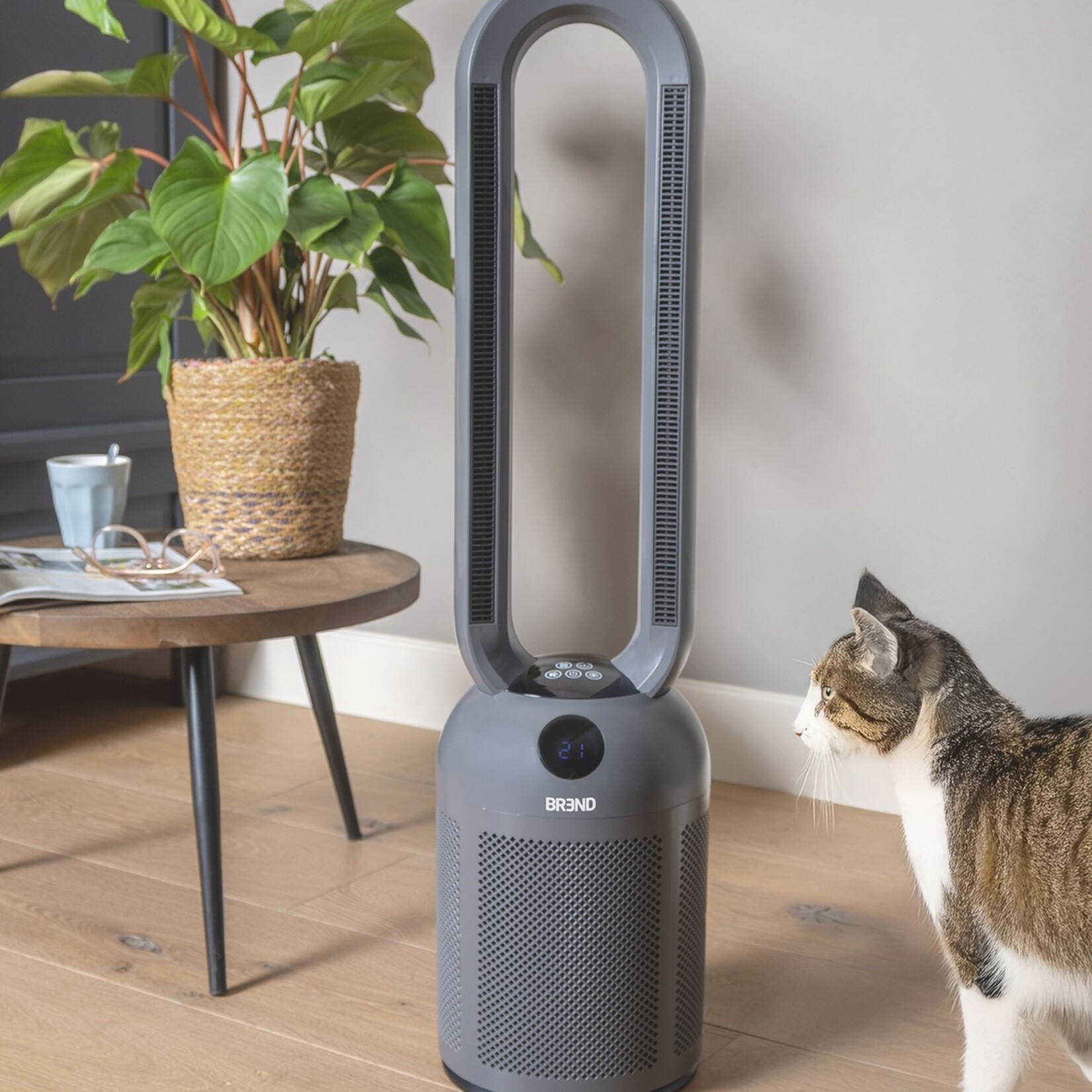 BREND BREND BR-2243 Bladloze Torenventilator voor Verkoeling en Verwarming