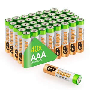 GP GP Alkaline Super AAA Batterijen 1.5V LR03