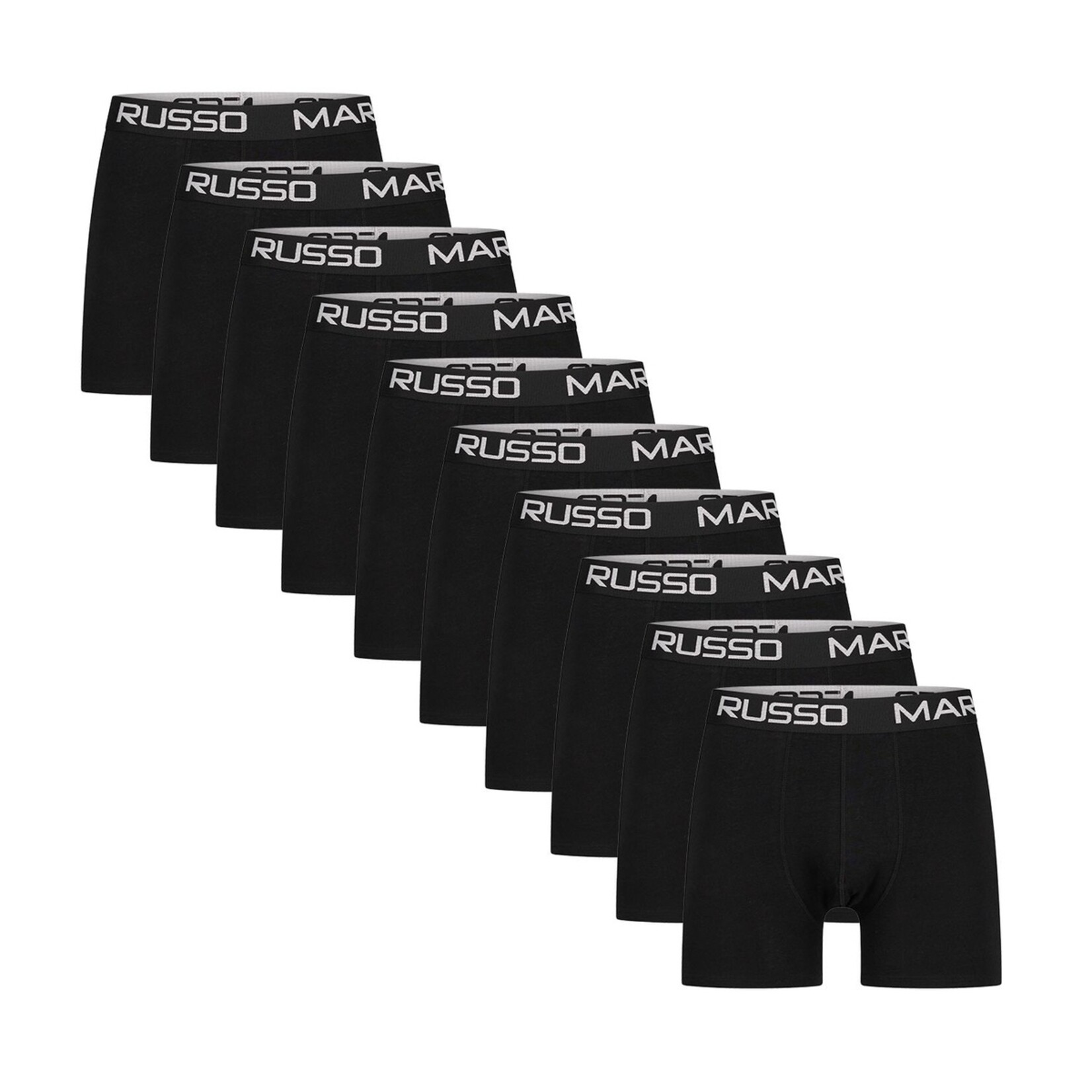 Mario Russo Mario Russo Boxershorts - Set van 10 Heren Boxers