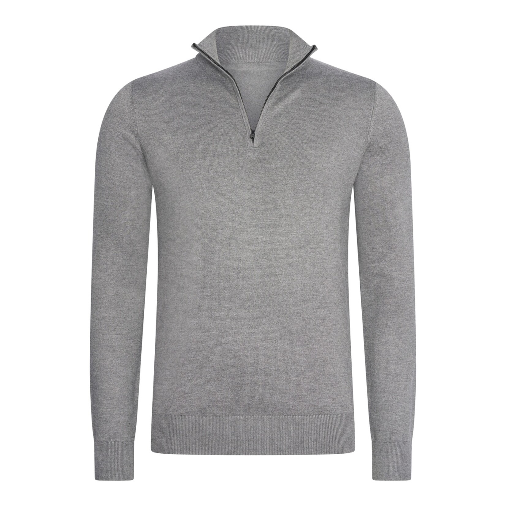 Mario Russo Mario Russo Half Zip Trui met Rits - Schipperstrui