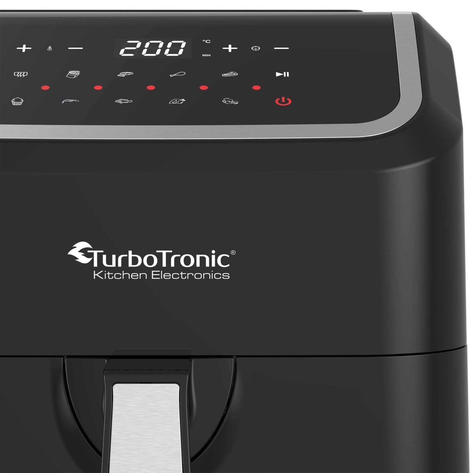 TurboTronic TurboTronic AF12 Digitale Airfryer XL met 9 Kookprogramma's - Heteluchtfriteuse - 5 Liter