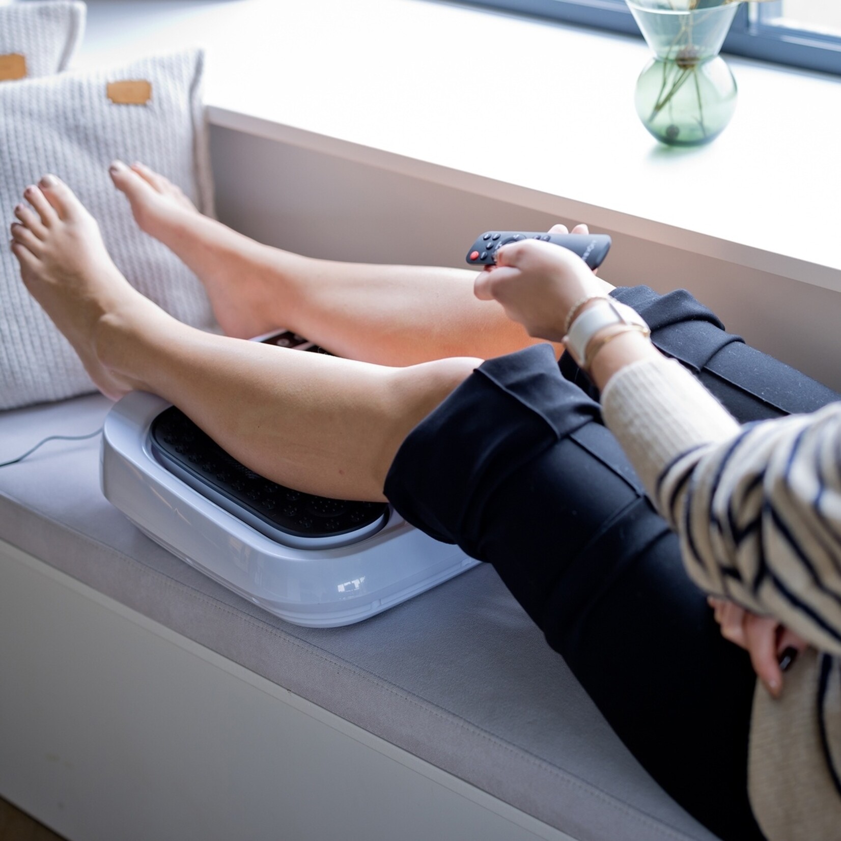 Nexxt Nexxt Been- en Voetmassageapparaat met Shiatsu Functie en 20 Snelheden