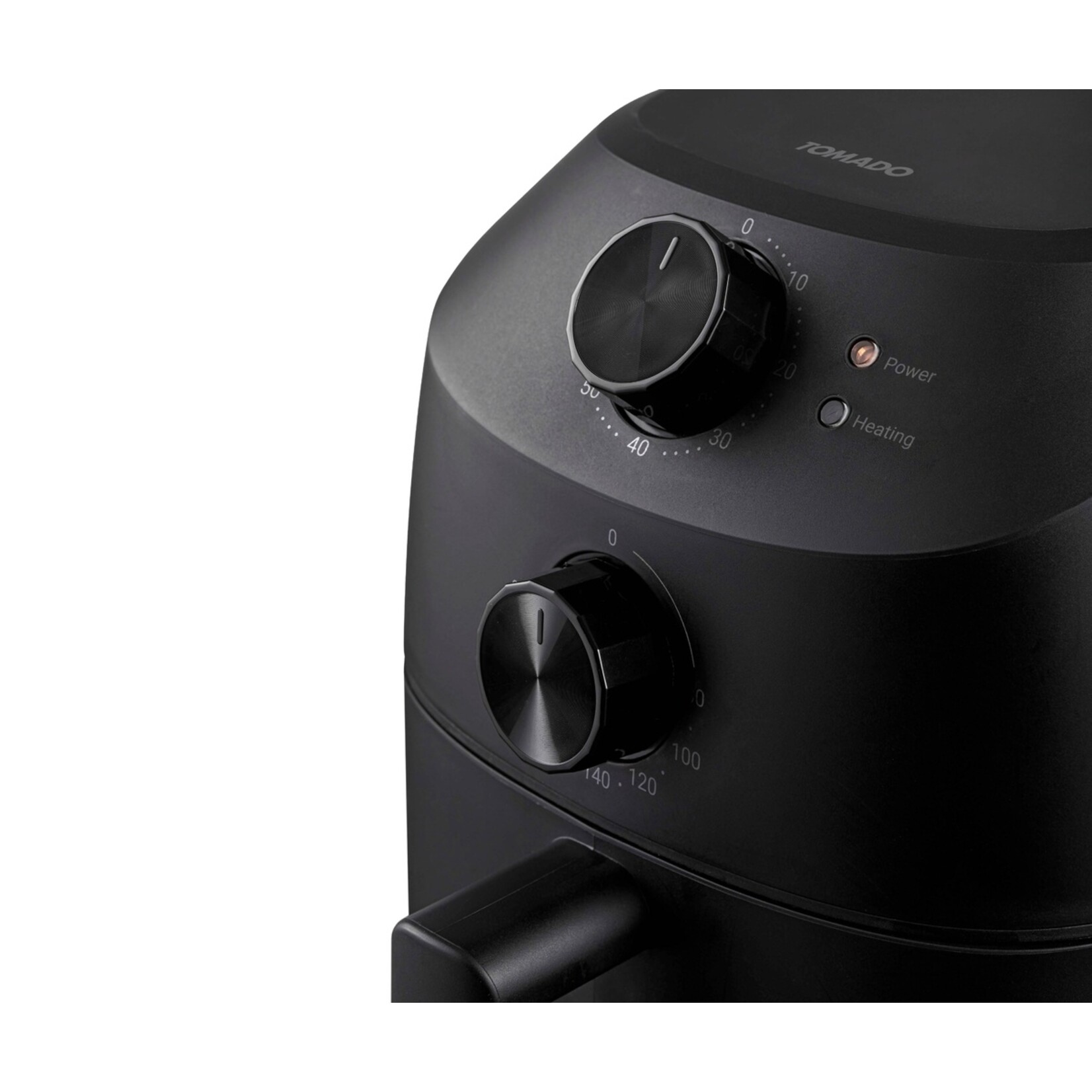 Inventum Tomado Mini Airfryer met Draaiknoppen – 2 Liter