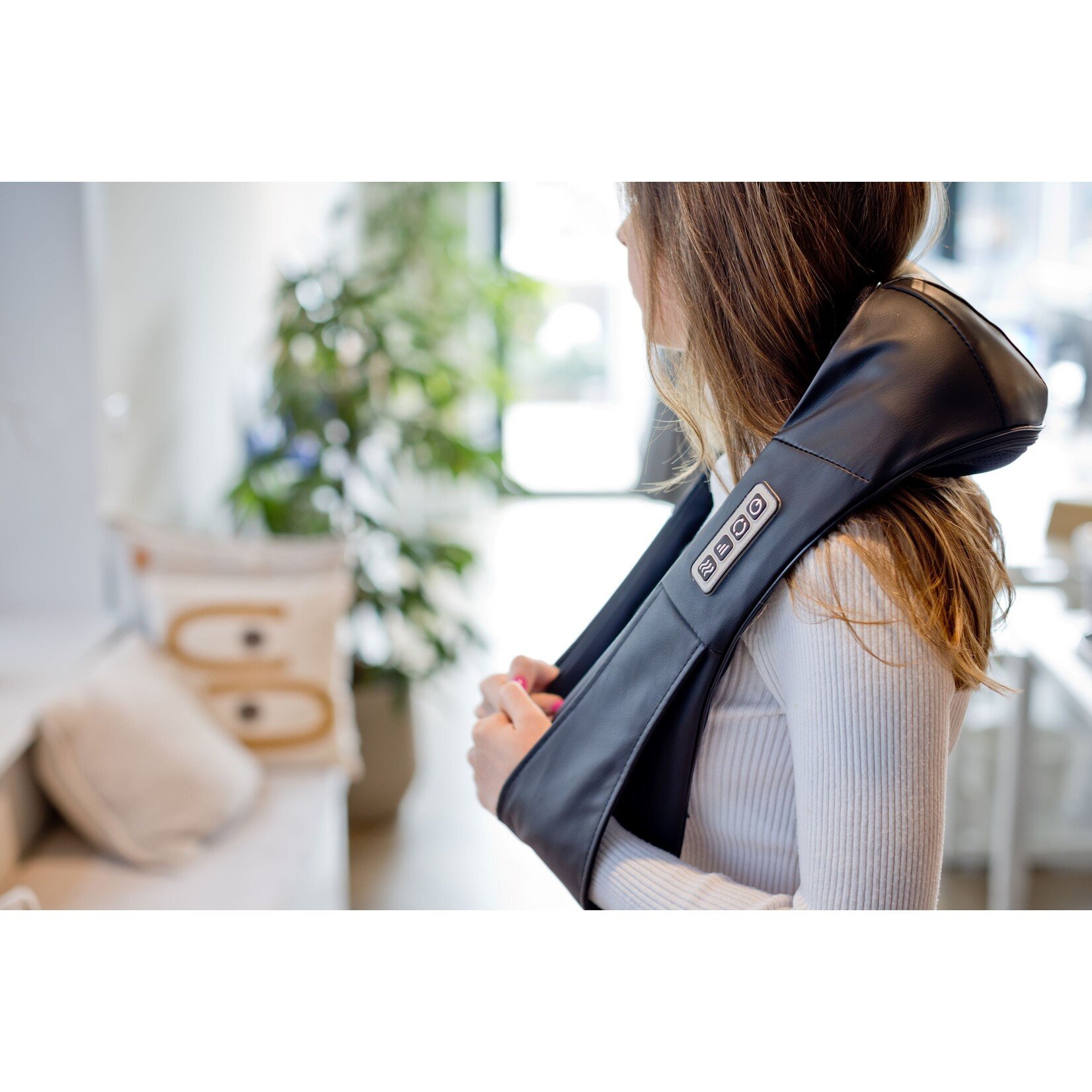QLT No Less QLT Elektrisch Nekmassage Apparaat met Infrarood – Flexibel met Warmtefunctie