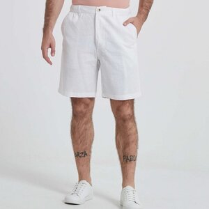 William de Faye William de Faye Linnen Chino Shorts – Korte Broek voor Heren
