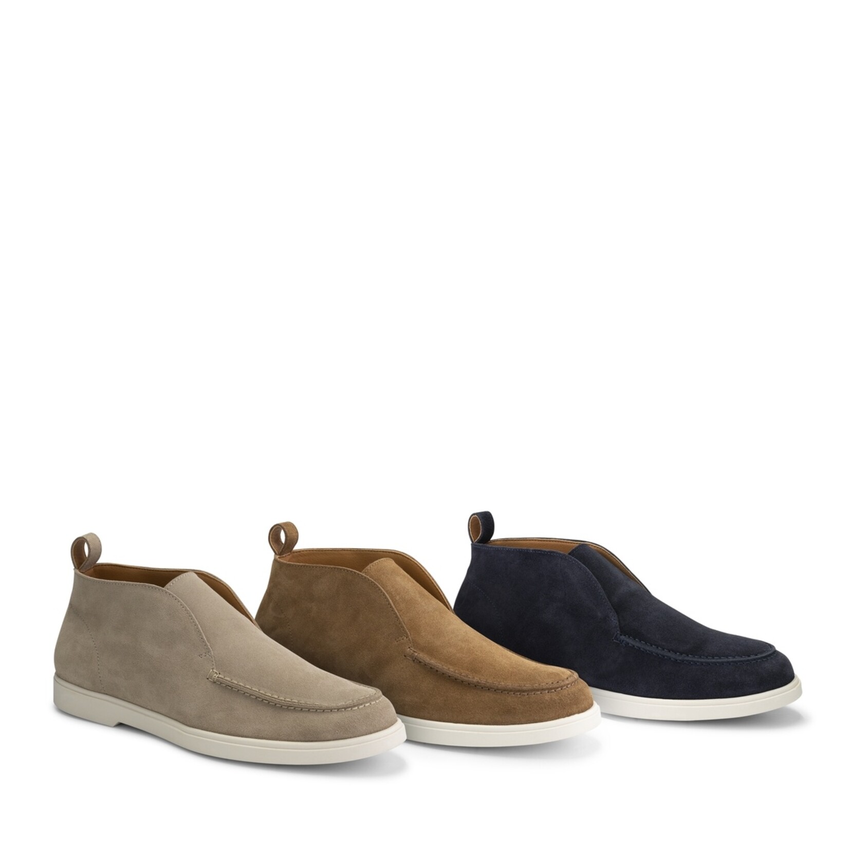 DenBroeck DenBroeck Franklin St. Halfhoge Instappers voor Heren - Suède Leer