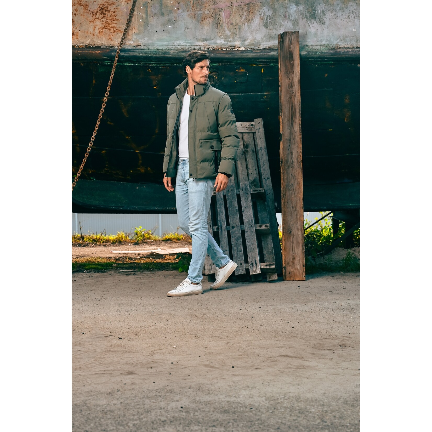 Mario Russo Mario Russo Ranger Jacket Winterjas met Afneembare Capuchon