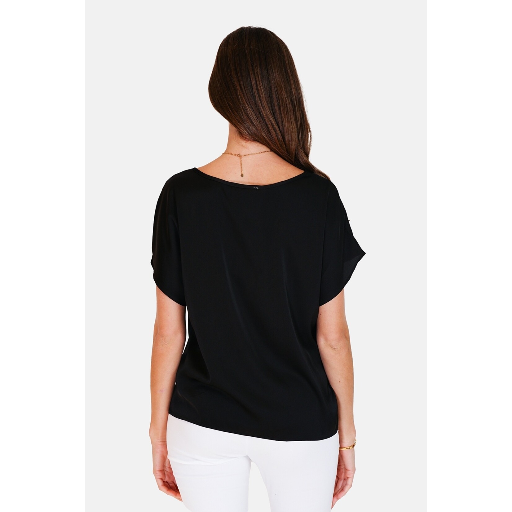 William de Faye William de Faye Wide Round Neck Top voor Dames