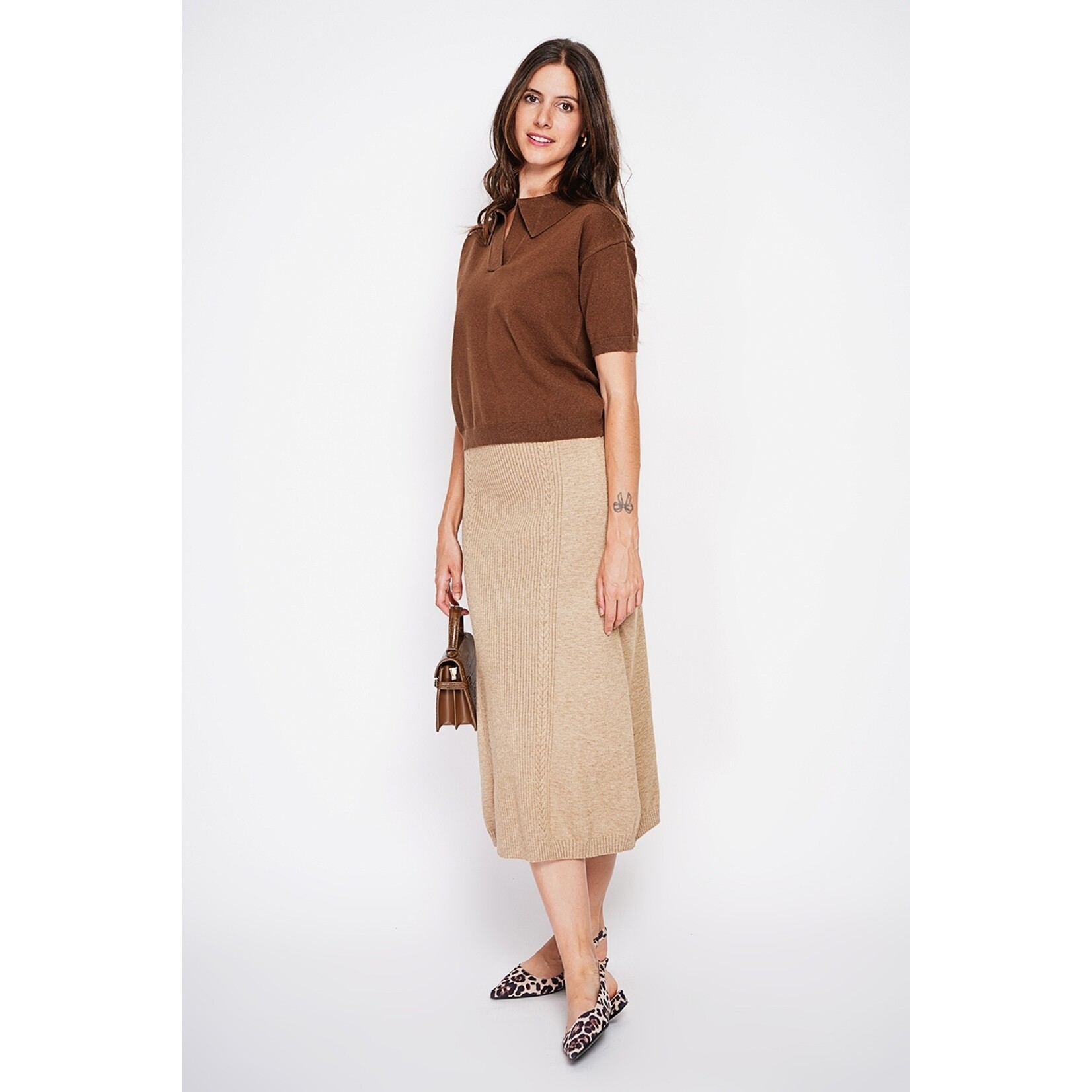 William de Faye William de Faye Trui met Polokraag voor Dames - Halflange Mouwen