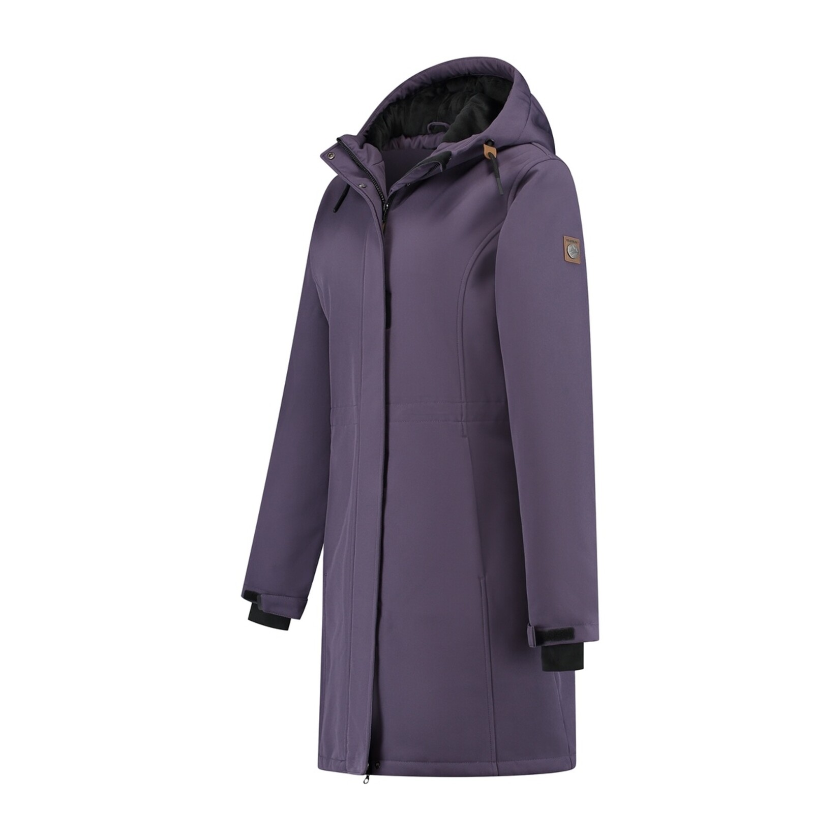 Travelin' Travelin’ Enrike Halflange Softshell Winterjas voor Dames - Waterdicht