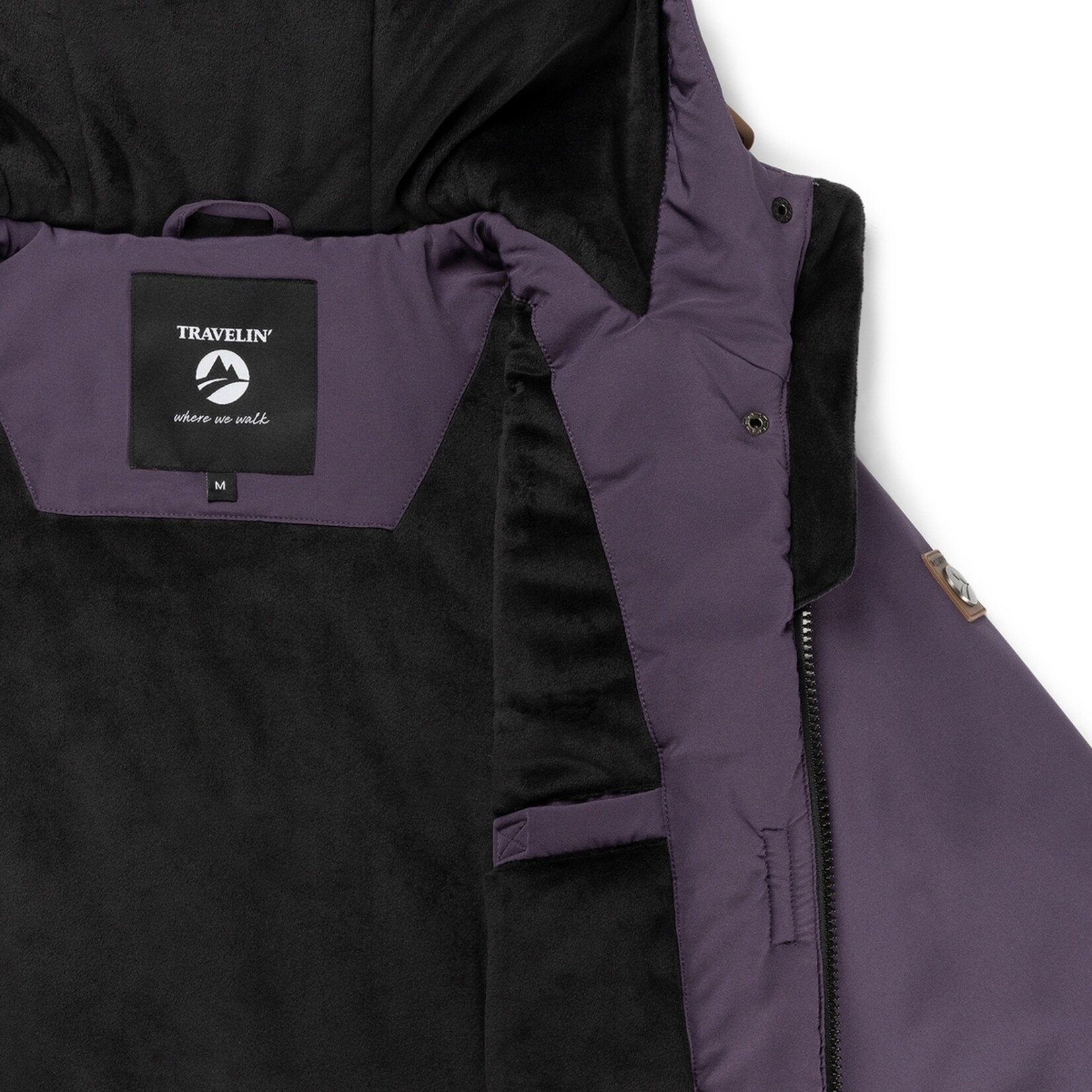 Travelin' Travelin’ Enrike Halflange Softshell Winterjas voor Dames - Waterdicht