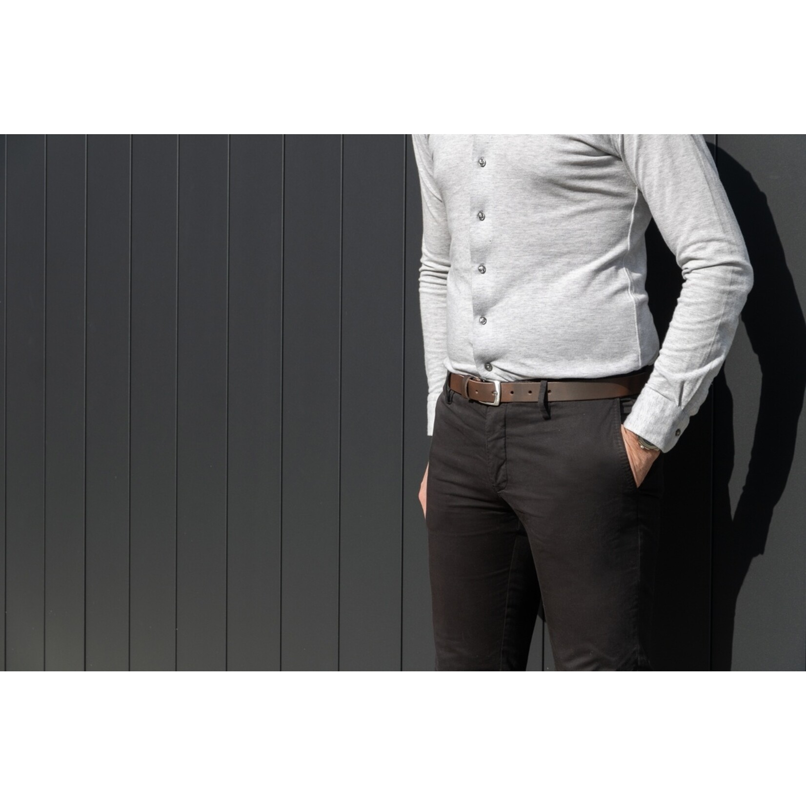 DSTRCT DSTRCT Geklede Heren Riemen van Leer - Set van 3 Stuks