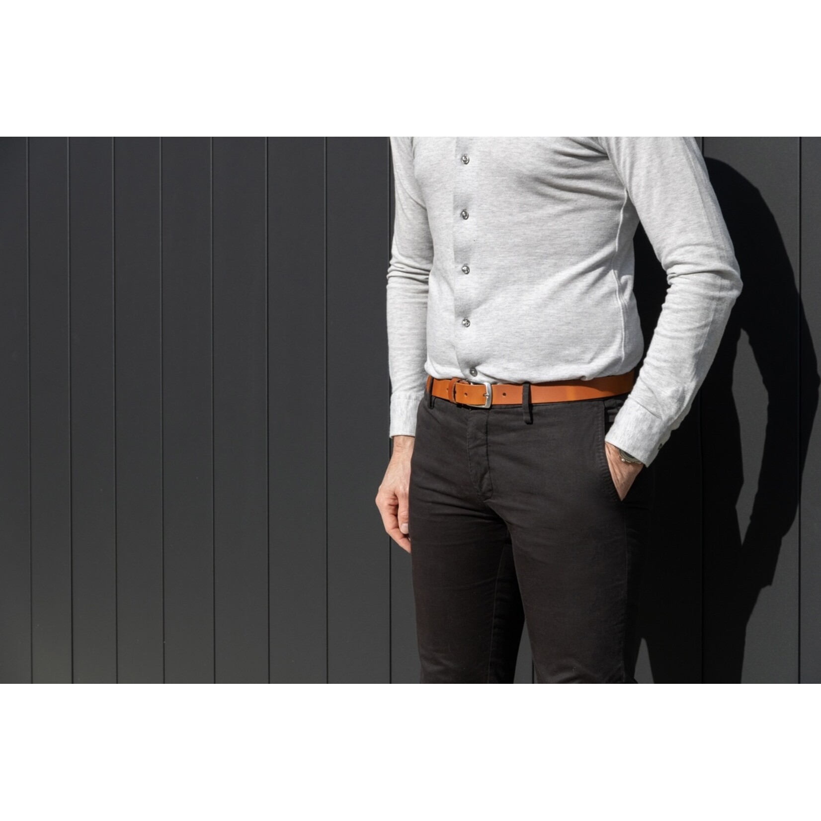 DSTRCT DSTRCT Geklede Heren Riemen van Leer - Set van 3 Stuks