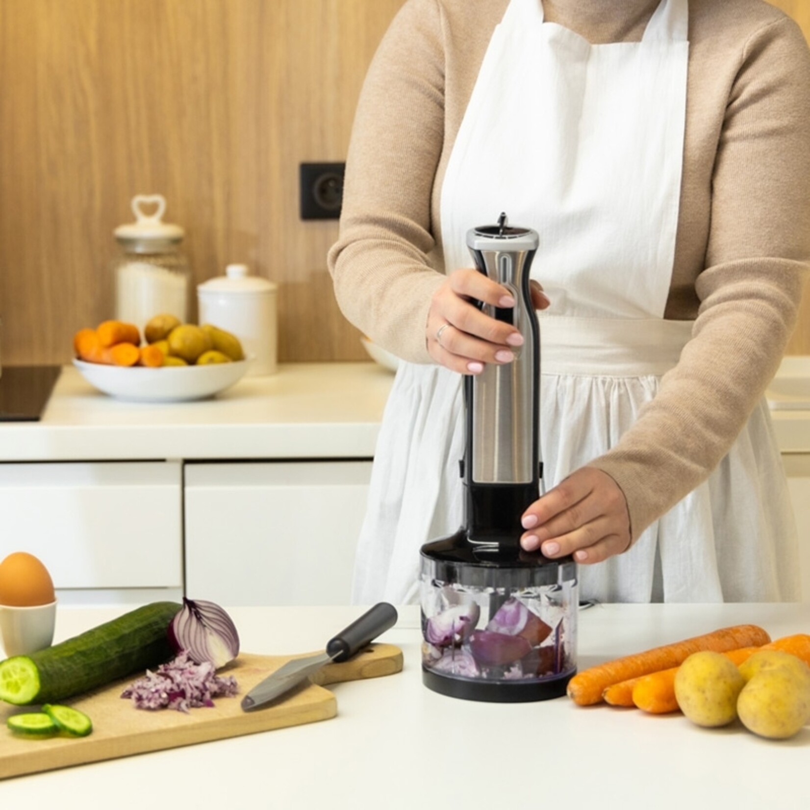 MPM MPM MRK‑17 Complete Keukenmachine 800W - 2L met Accessoires