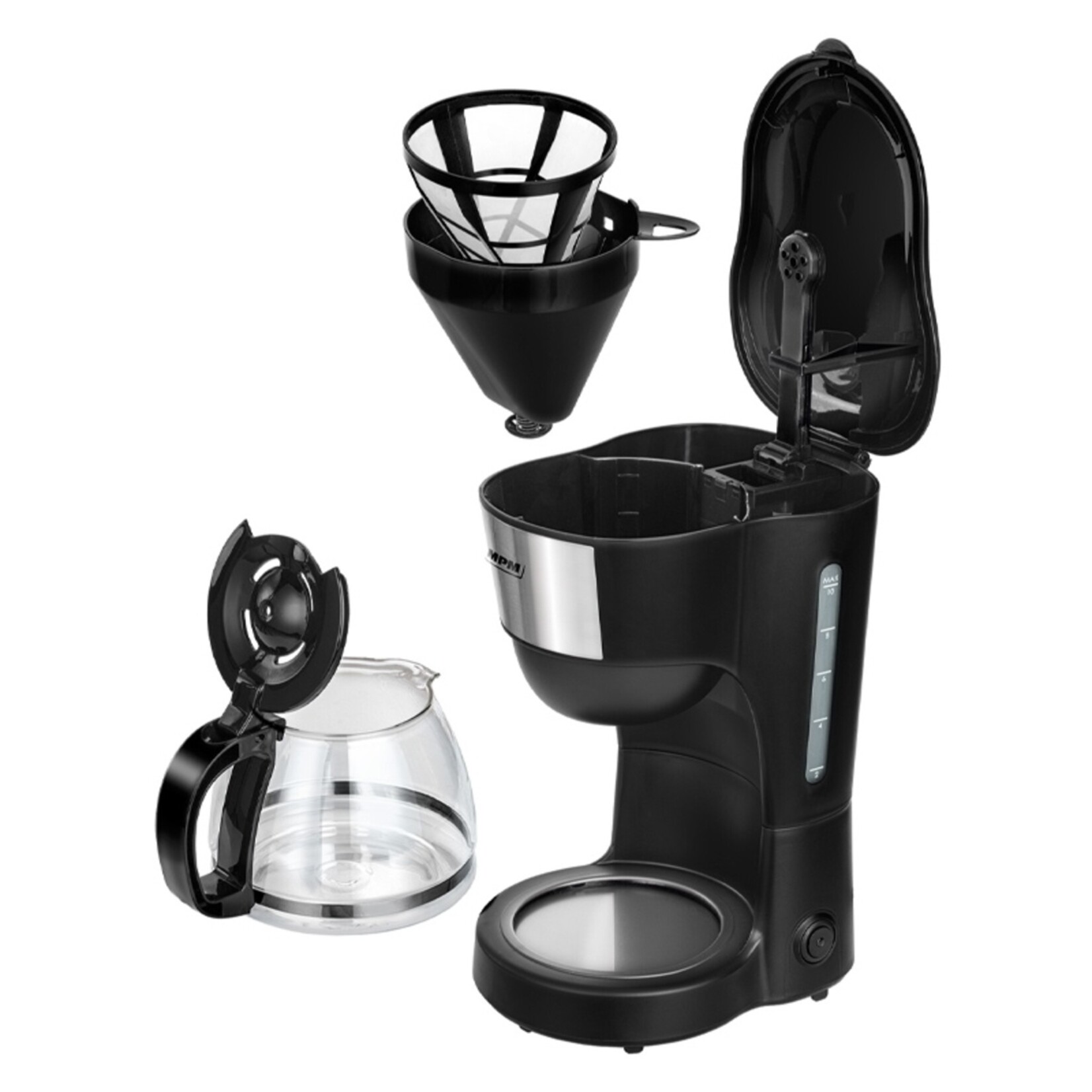 MPM MPM MKW‑12 Filterkoffiezetapparaat met Warmhoudplaatje