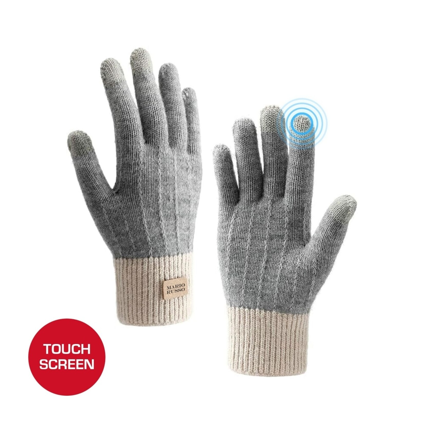 Mario Russo Mario Russo Unisex Winterhandschoenen met Touchscreenfunctie