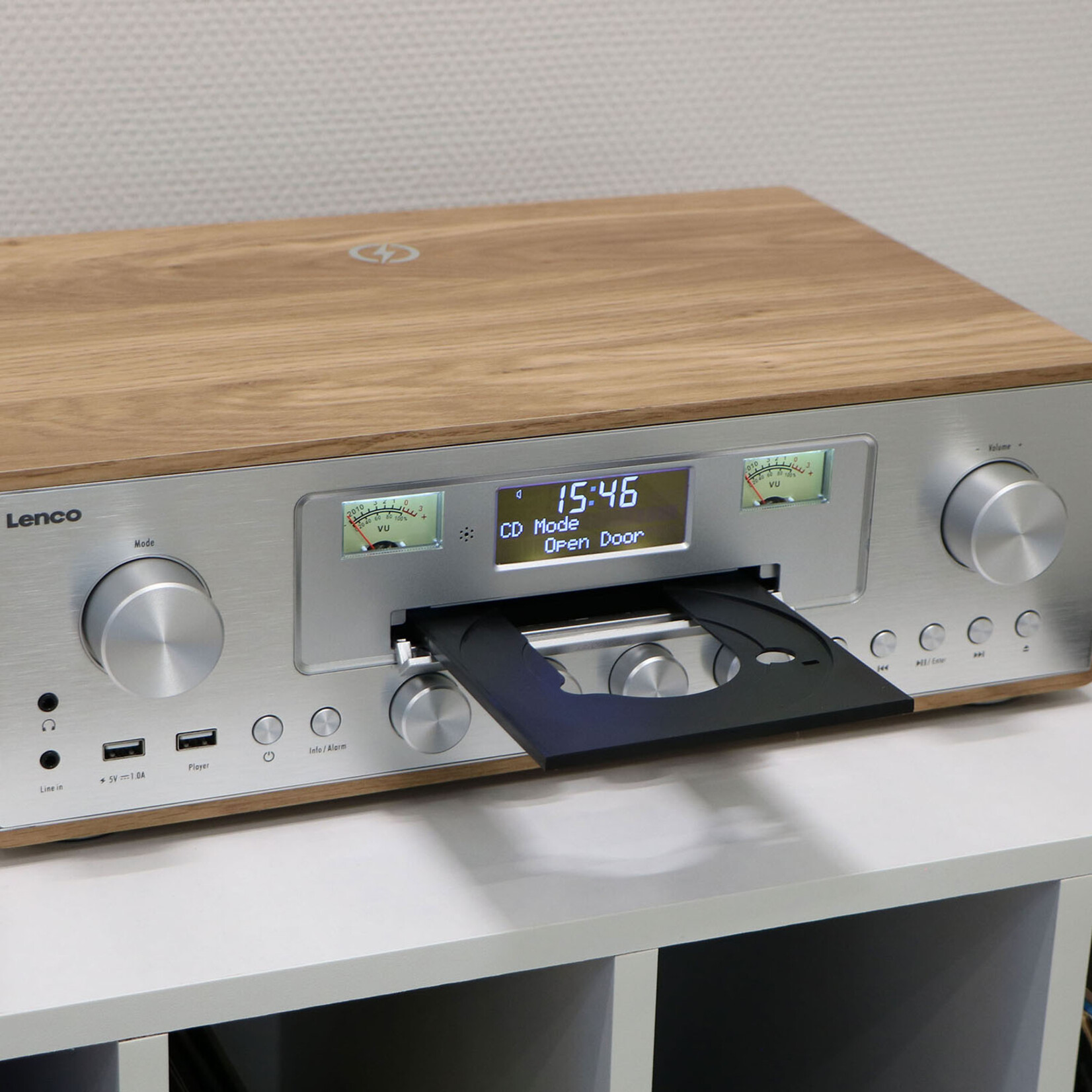 Lenco Lenco DAR-281WDSI Audiosysteem met DAB+ en FM Radio – CD en MP3 Speler en meer