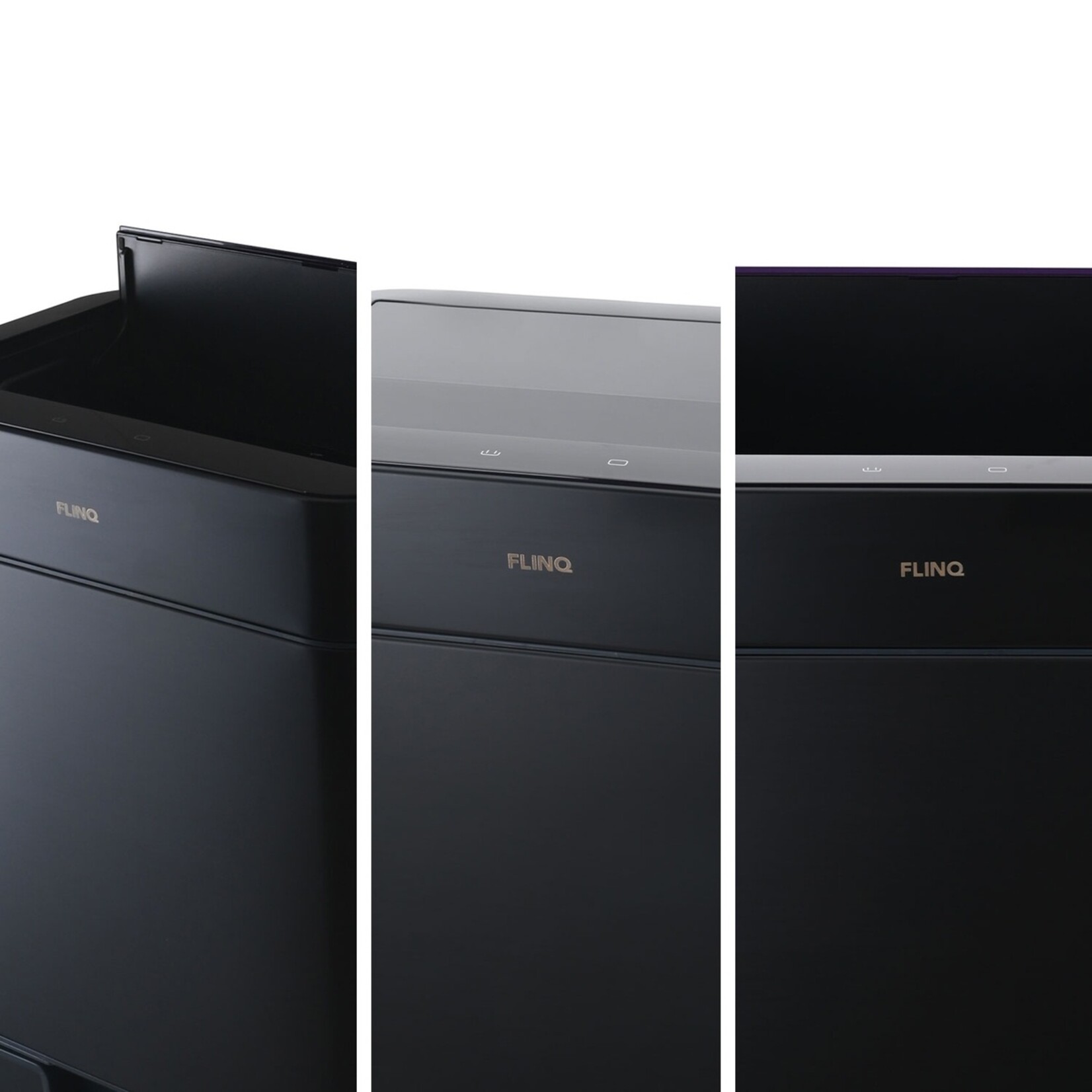 FlinQ FlinQ Senzaro Prullenbak met Sensor - 3 Bakken - 60 Liter