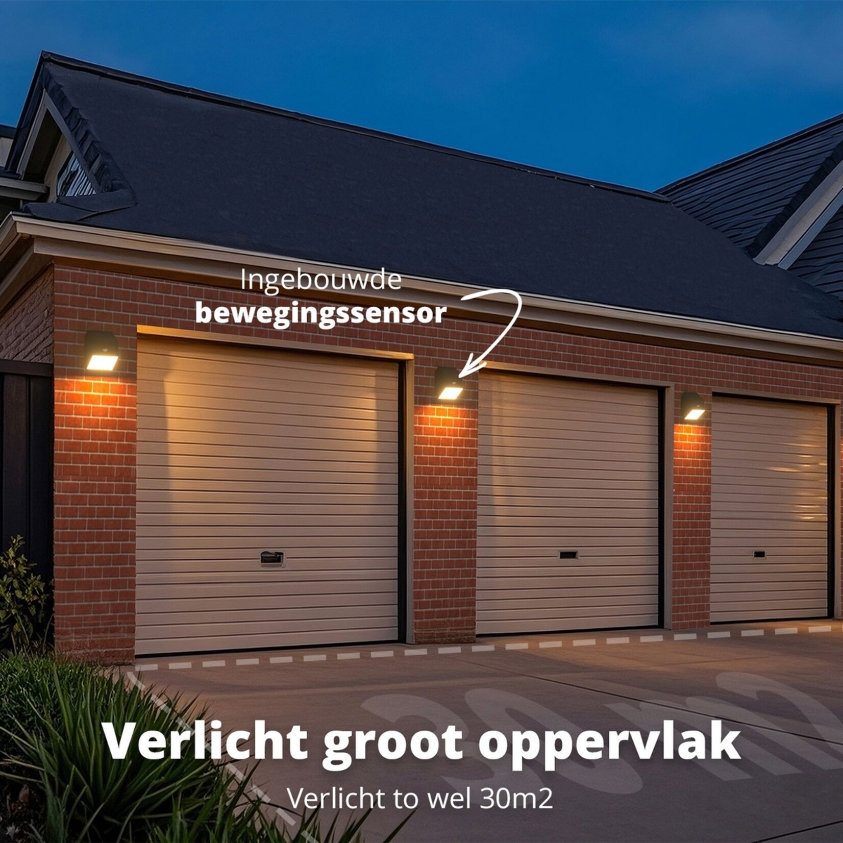 FlinQ FlinQ Solar TwistCube Draaibare Wandlamp voor Buiten op Zonne-energie