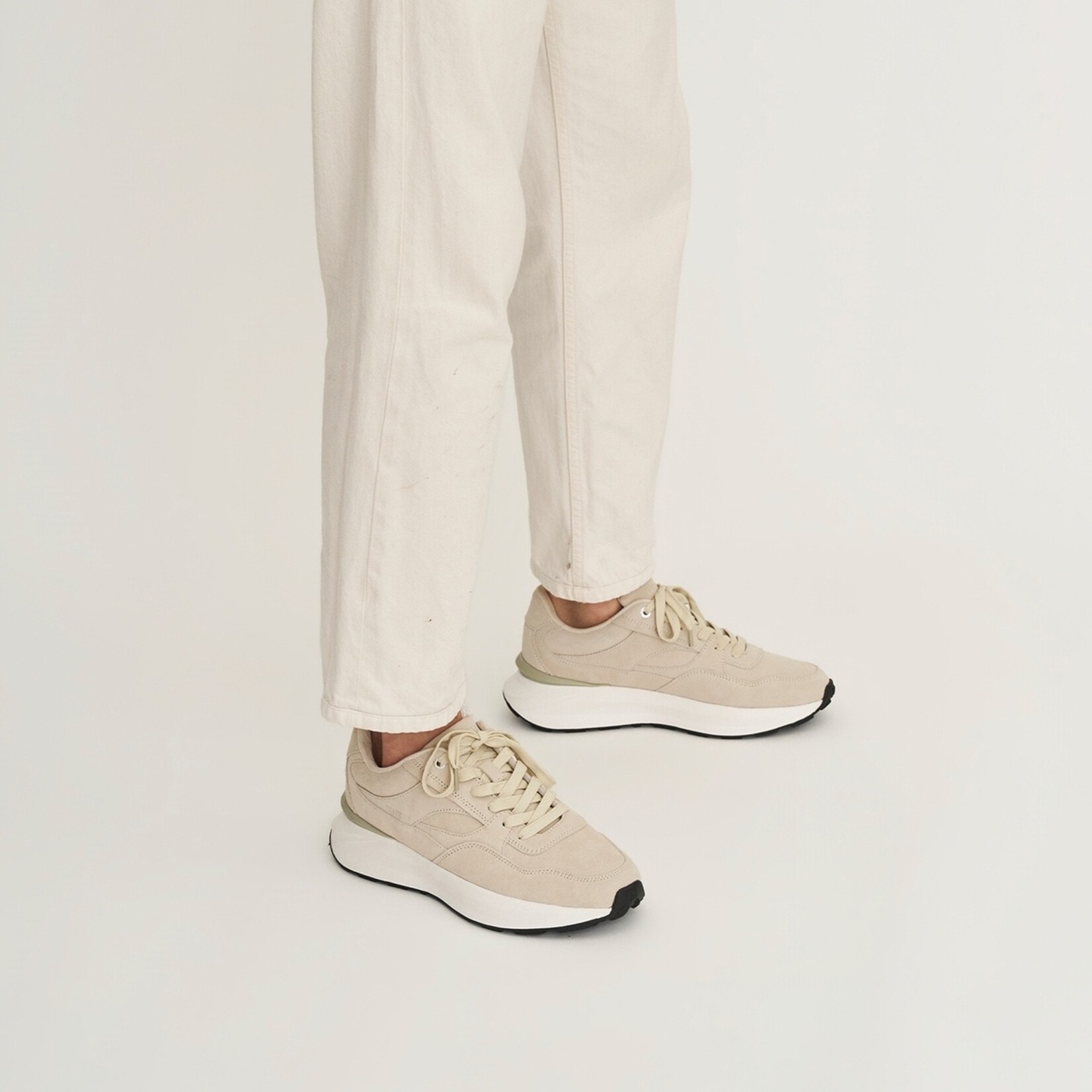 Travelin' Travelin’ Ramsgate Heren Wandelsneakers van Suède met Grip