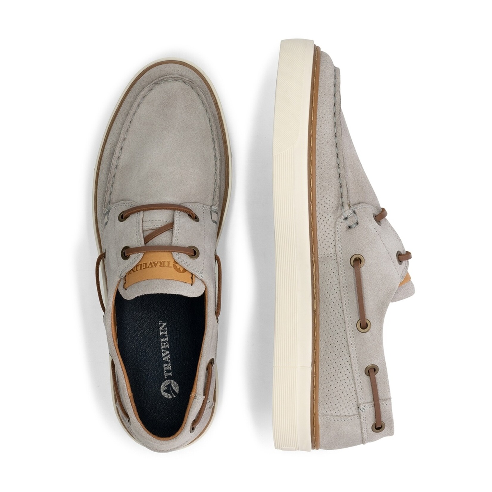 Travelin' Travelin’ Shipton Mocassin Sneakers voor Heren van Suède