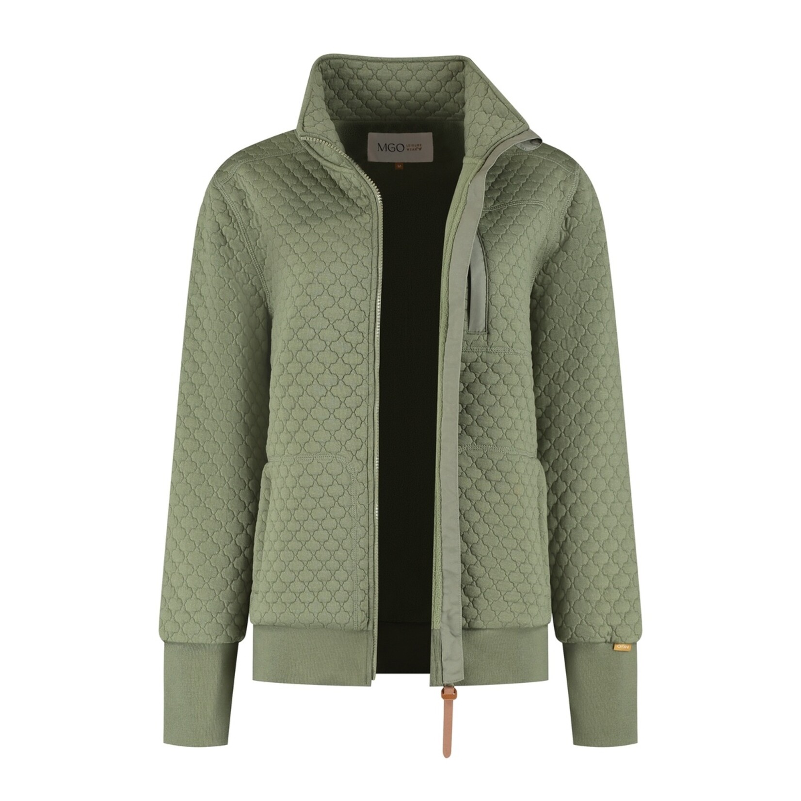 MGO Leisure Wear MGO Flo Cardigan voor Dames - Vest met Fleece Voering