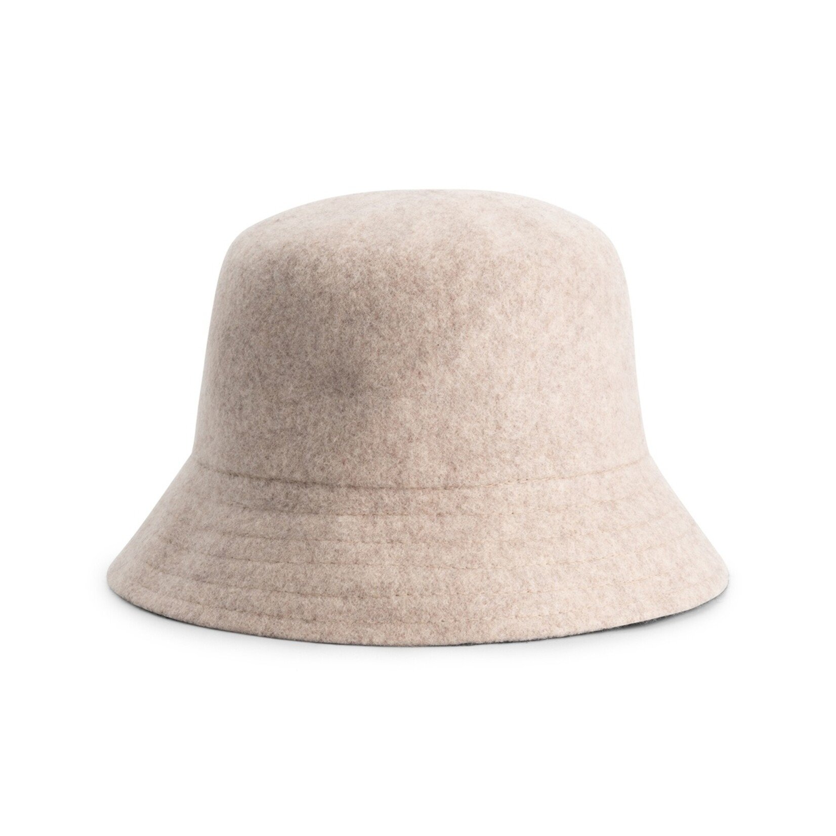 MGO Leisure Wear MGO Mignon Dames Bucket Hat van Wolmix met Zachte Uitstraling