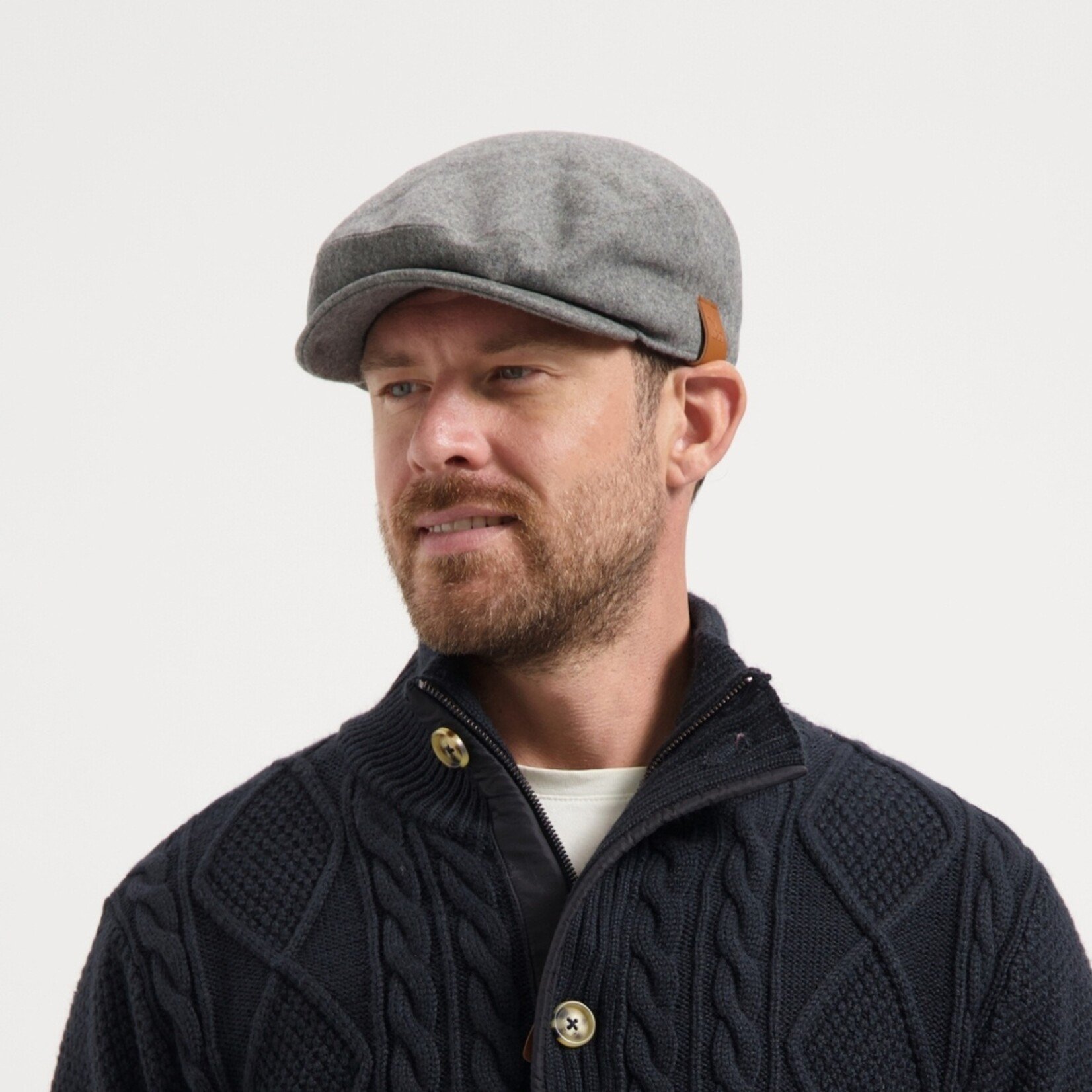 MGO Leisure Wear MGO Tod Heren Flatcap met Comfortabele Voering - Wolmix