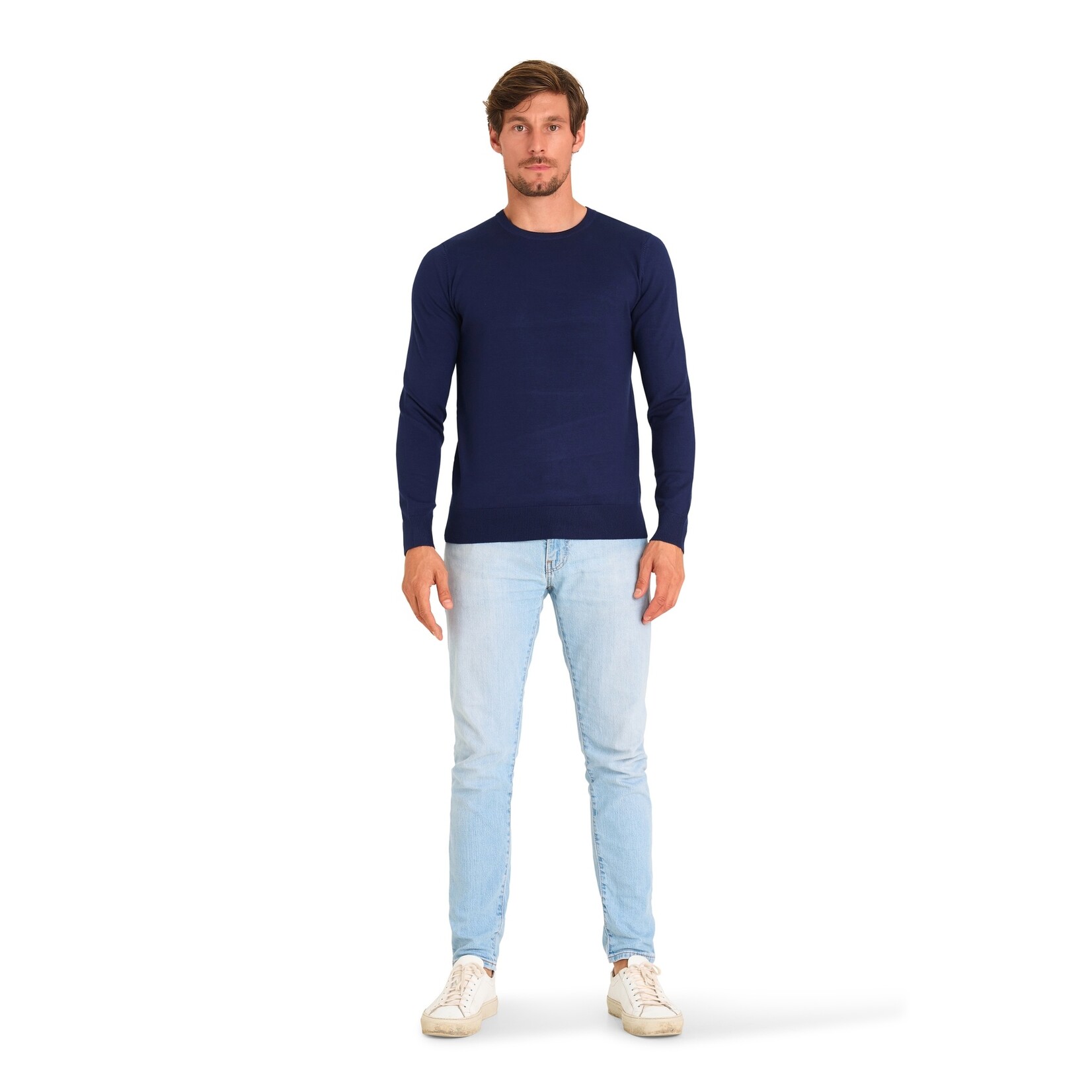 Mario Russo Mario Russo Pullover Round-neck Trui - Sweater met Ronde Hals