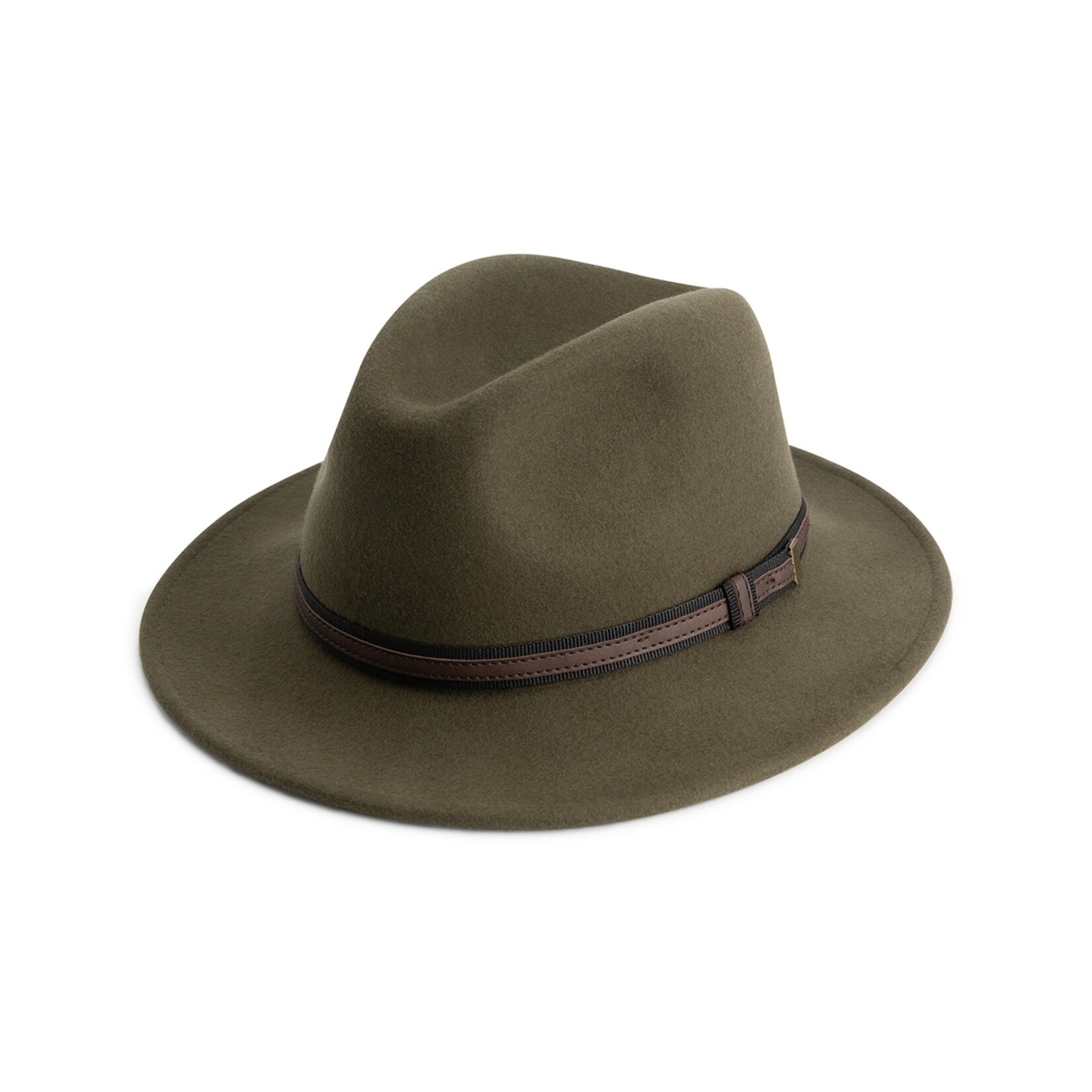 MGO Leisure Wear MGO Fleet Outdoor Hoed van Wol met Brede Rand - Waterafstotend