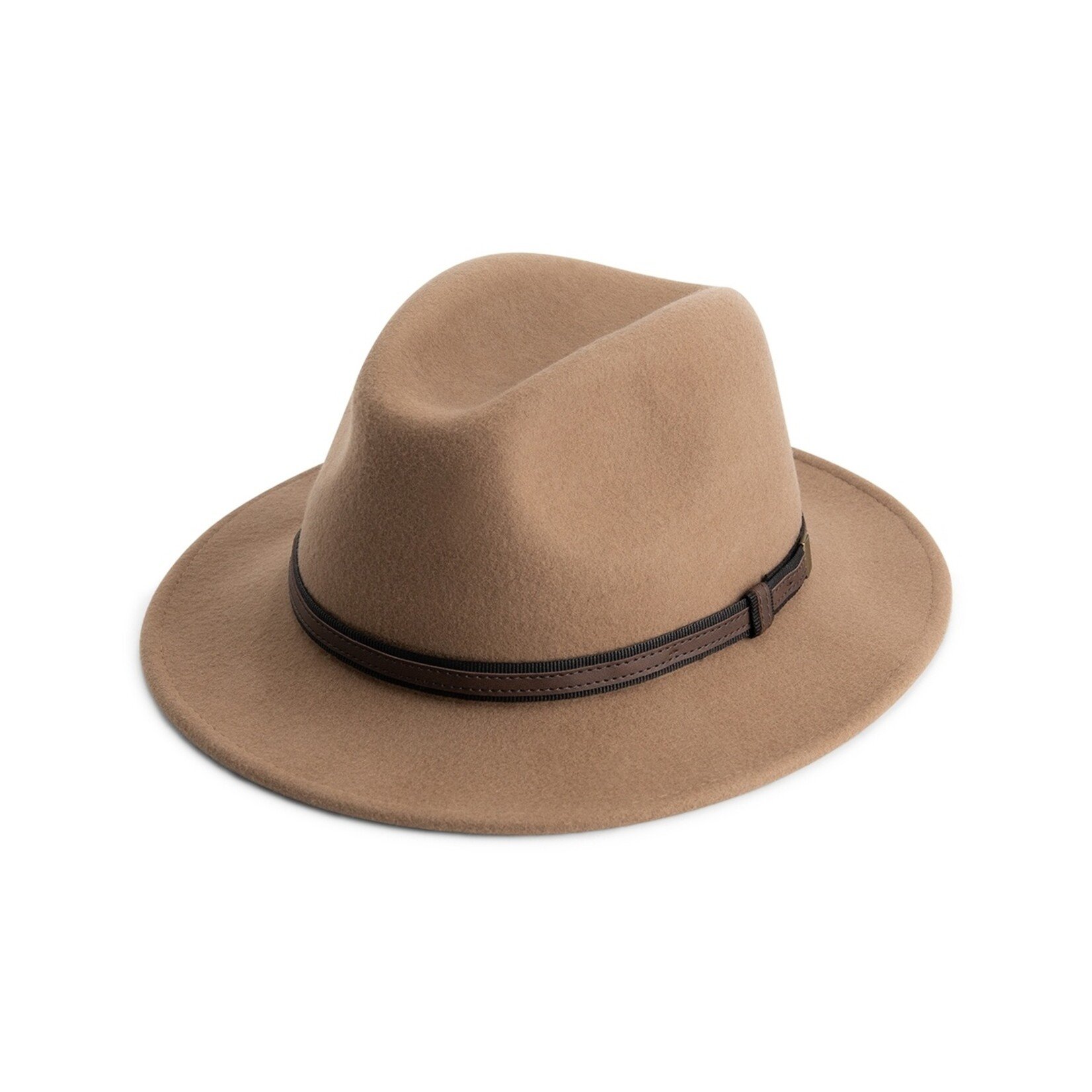 MGO Leisure Wear MGO Frinton Outdoor Hoed van Wol met Brede Rand en Oorwarmers