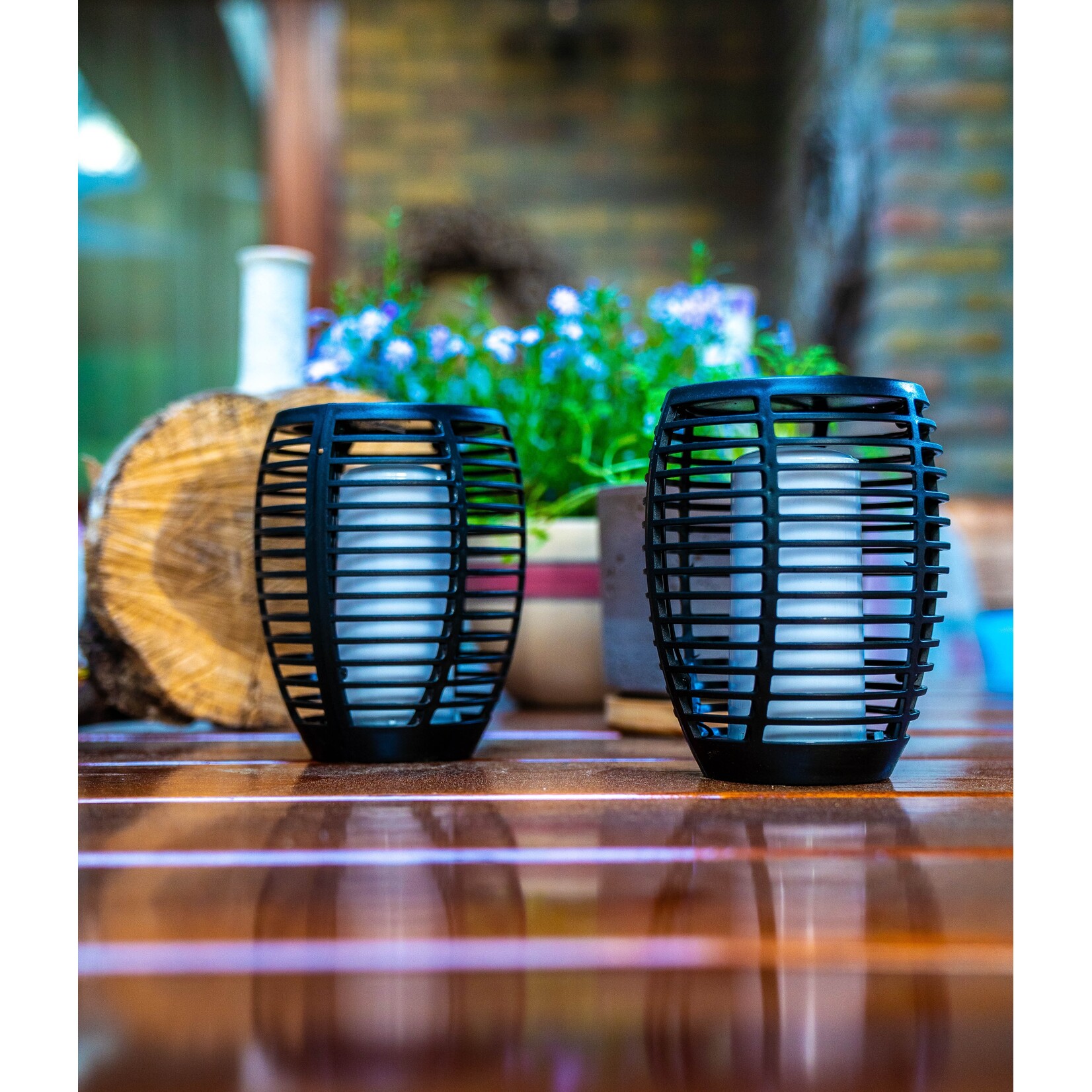 FlinQ FlinQ Solar Fakkel met Vlameffect - Set van 2