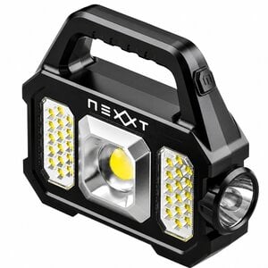 Nexxt Nexxt 3-in-1 Solar Zaklamp met Powerbankfunctie