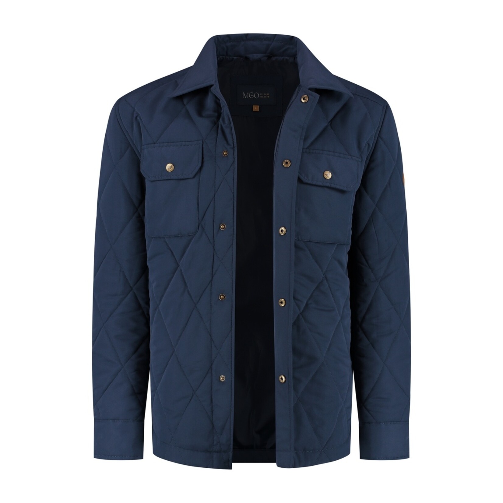 MGO Leisure Wear MGO Harvey Quilted Jack voor Heren - Licht Gevoerde Tussenjas