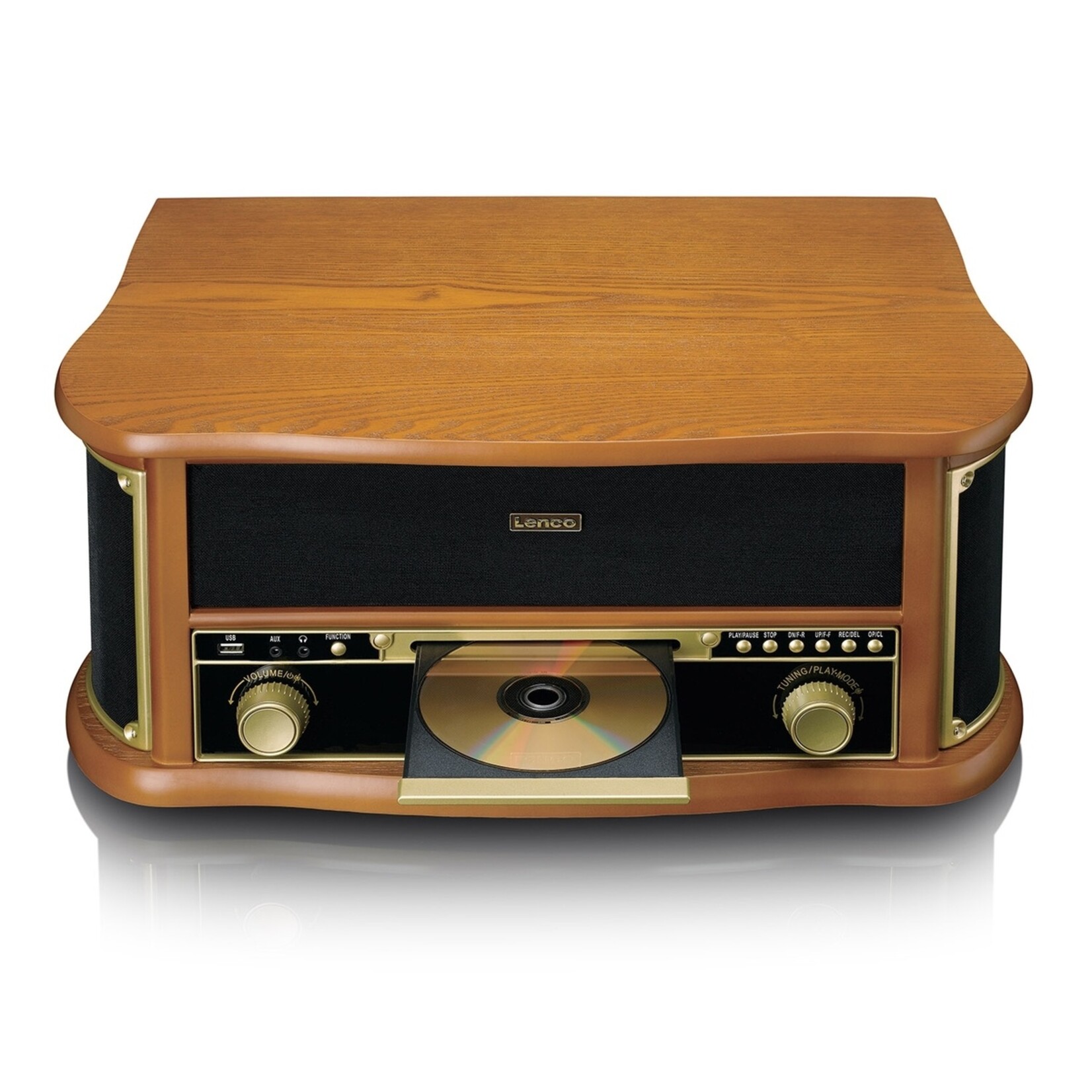 Lenco Lenco TCD-2571WD Alles-in-één Muzieksysteem - Classic Phono - Retro Design