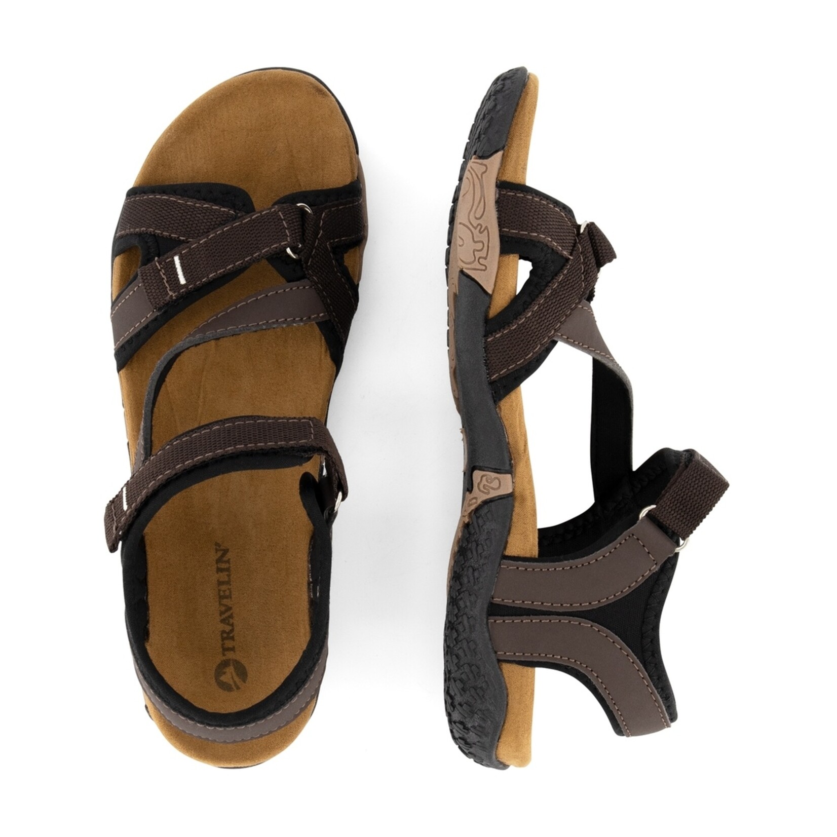 Travelin' Travelin' Hasle Wandelsandalen voor Dames met Grip en Demping