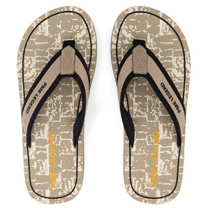 PME Legend PME Legend Jetflap Herenslippers met Textielen Band – Beige