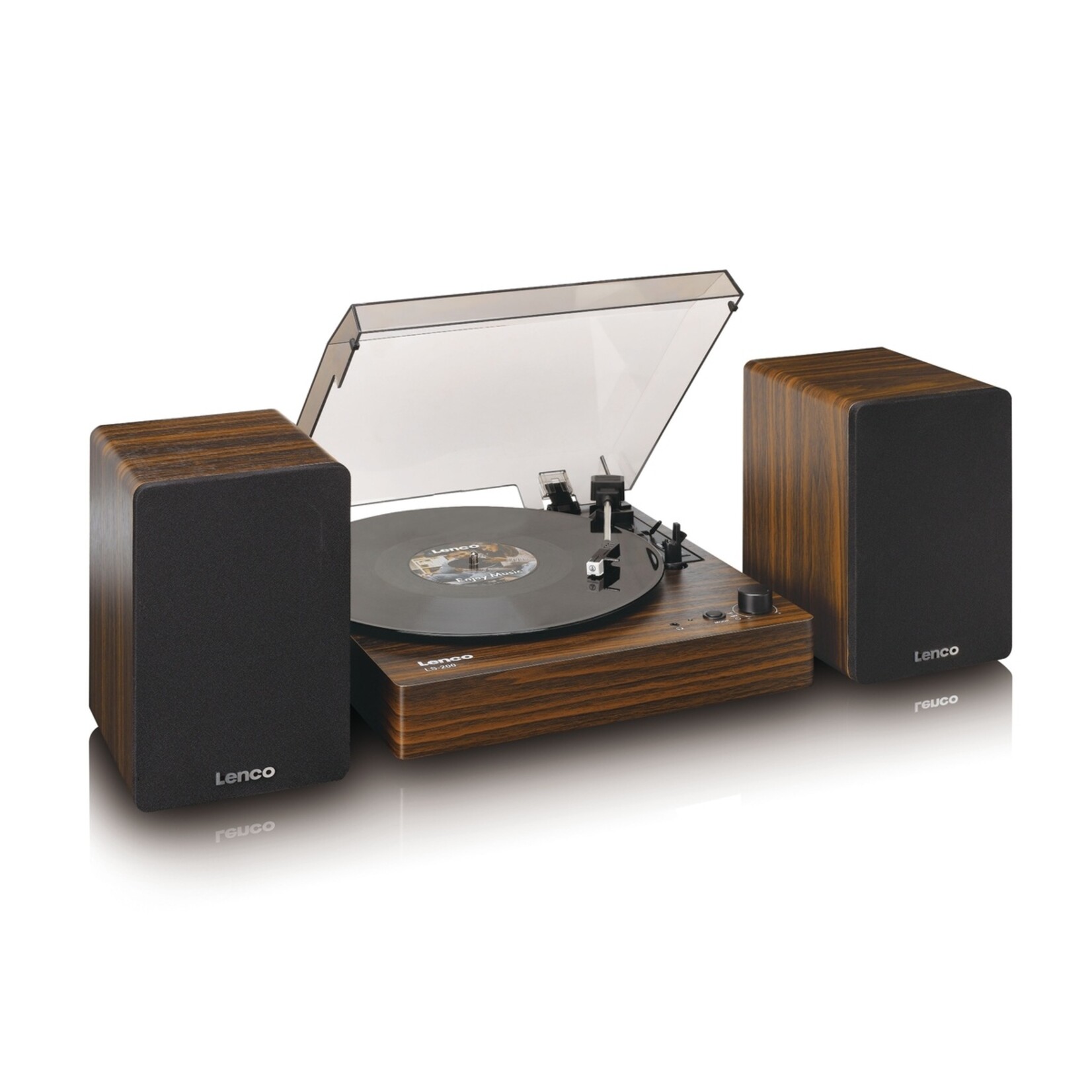 Lenco Lenco LS-200WD Alles-in-één Platenspeler met Bluetooth en Luidsprekers