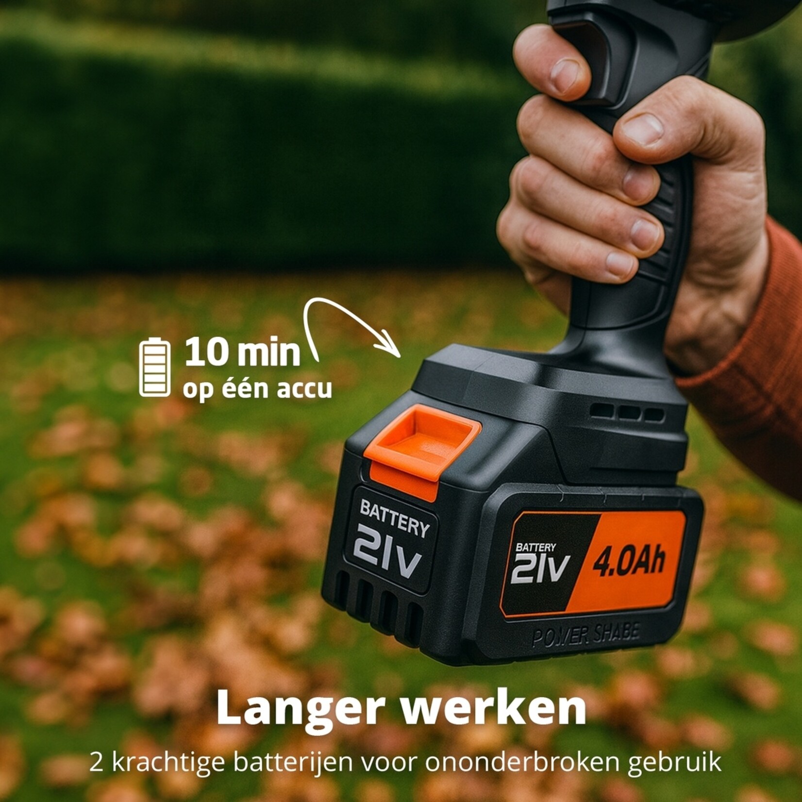 FlinQ FlinQ Multifunctionele Bladblazer met 2 Accu’s - Opbergkoffer en Gehoorbescherming