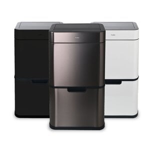 FlinQ FlinQ Senzaro Prullenbak met Sensor - 3 Bakken - 60 Liter