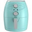 TurboTronic AF11M Airfryer – Heteluchtfriteuse Manueel -  3,5 Liter - Turquoise