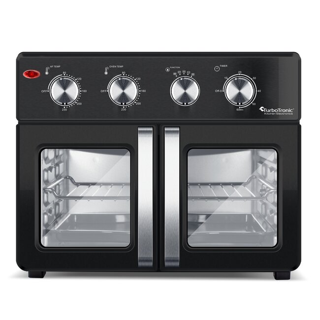 TurboTronic AF32MFD Airfryer XXL en Oven met Dubbele Deur - 32 Liter