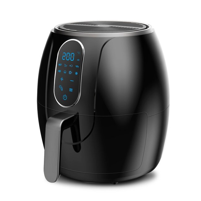 TurboTronic AF3D Digitale Airfryer met Receptenboek - 3 Liter