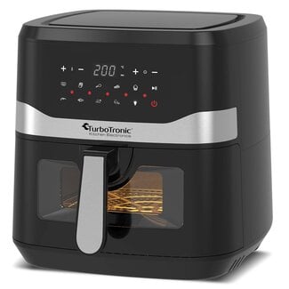 TurboTronic TurboTronic AF7W Airfryer XL - Heteluchtfriteuse met Raam - 7,5 Liter